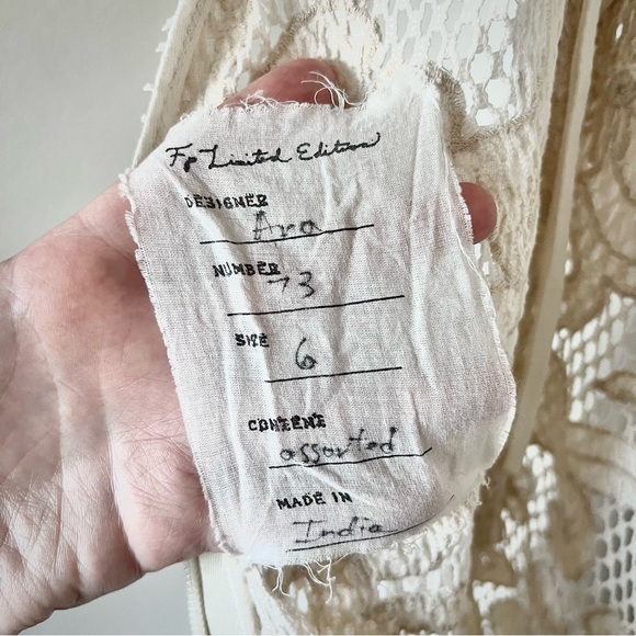 RARE • Free People Limited Edition Ana’s White Story Maxi Dress • - Picture 15 of 15
